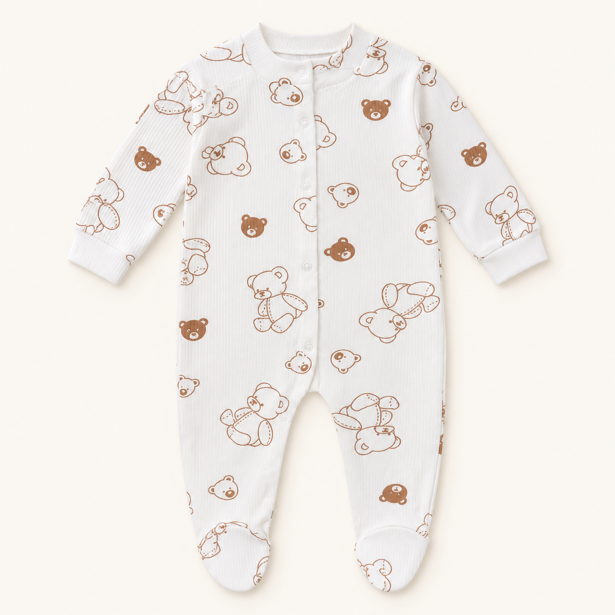 Printed Footed Baby Sleepsuit