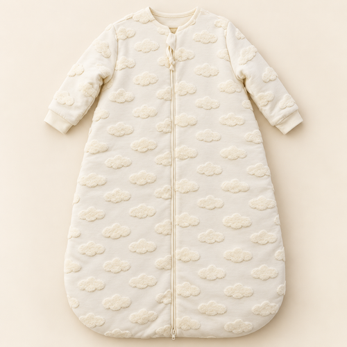 Caramell Cloud-Texture Baby Sleeping Bag