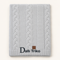 Dalli Triko Cable-Knit Baby Blanket