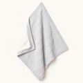 Ersin Baby Cable-Knit Plush-Lined Blanket