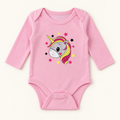 Rainbow and Little-Print Baby Bodysuit